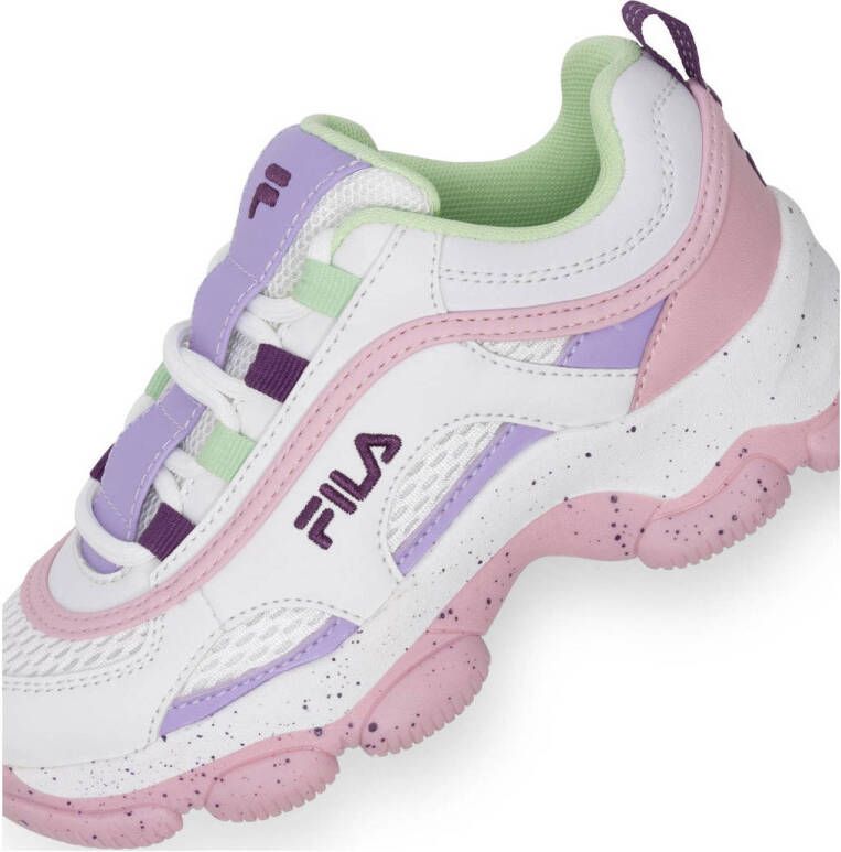 Fila Strada Dreamster sneakers wit lichtroze lila