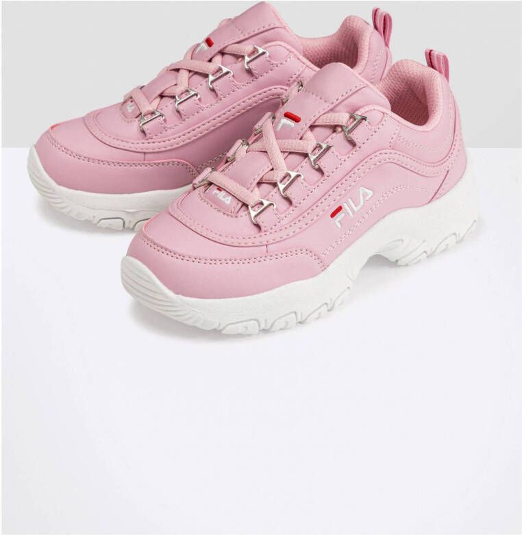 Fila Strada Low sneakers roze wit