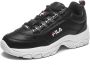 Fila Strada Low sneakers zwart Meisjes Imitatieleer Meerkleurig 30 - Thumbnail 4