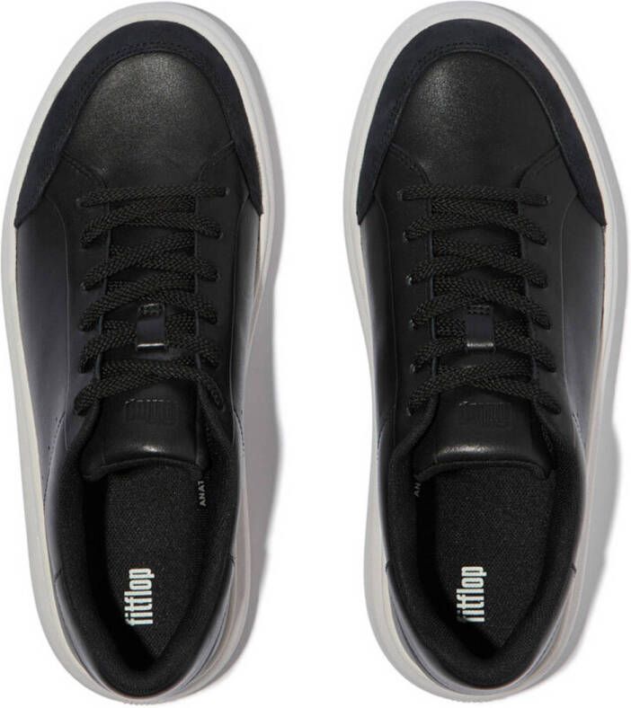 FitFlop TM E4R leren sneakers zwart