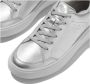 FitFlop TM E5T leren sneakers zilver - Thumbnail 3