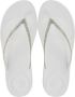 FitFlop TM Iqushion Sparkle teenslippers met strass steentjes wit - Thumbnail 3