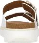 FitFlop Gen-FF Buckle Two-Bar Leather Slides WIT - Thumbnail 3