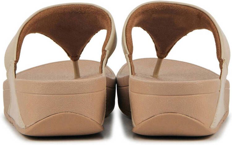 FitFlop Lulu Leather Toepost BEIGE - Foto 4