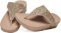 FitFlop TM Lulu Glitter Toe-Thongs teenslippers beige - Thumbnail 3