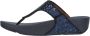 FITFLOP Teenslippers Dames Lulu Glitter Toe-post Maat: 41 Materiaal: Leer Kleur: Blauw - Thumbnail 11
