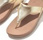 FitFlop TM Lulu Leather Toe-Post leren teenslippers goud - Thumbnail 5