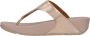 FitFlop TM Lulu leren teenslippers roségoud - Thumbnail 4