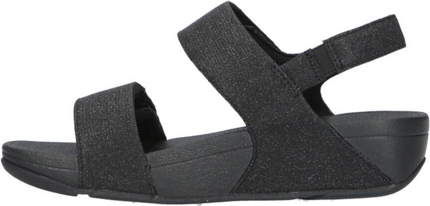 FitFlop TM Lulu Shimmer Adjustable Sandals sandalen zwart