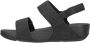 FitFlop TM Lulu Shimmer Adjustable Sandals sandalen zwart - Thumbnail 3