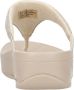 FitFlop TM Lulu Shimmer Toe-Post teenslippers beige - Thumbnail 3