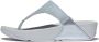 FitFlop TM Lulu Shimmer Toe-Post teenslippers met glitterdraad blauw - Thumbnail 2