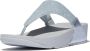 FitFlop TM Lulu Shimmer Toe-Post teenslippers met glitterdraad blauw - Thumbnail 3