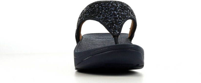 FitFlop TM Lulu Toe Glitter teenslippers blauw