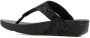 FitFlop Vrouwen Canvas Slippers Teenslipper X03 Zwart - Thumbnail 2