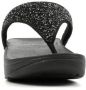 FitFlop Vrouwen Canvas Slippers Teenslipper X03 Zwart - Thumbnail 3