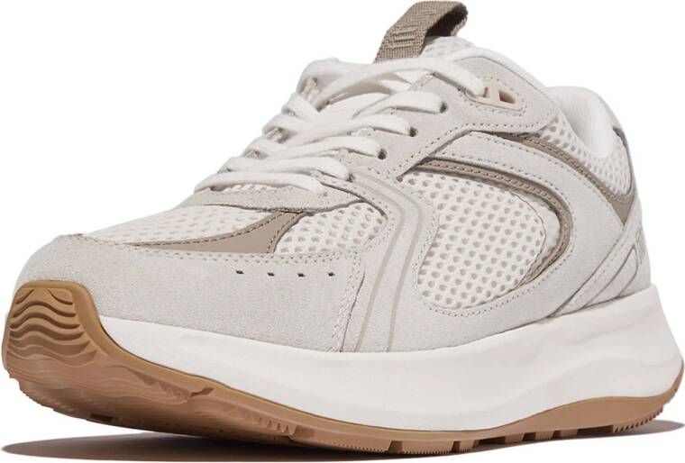 FitFlop TM suède sneakers urban wit