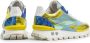 Floris van Bommel BLOKKI 02.06 Volwassenen Lage sneakersDames sneakers Blauw - Thumbnail 5