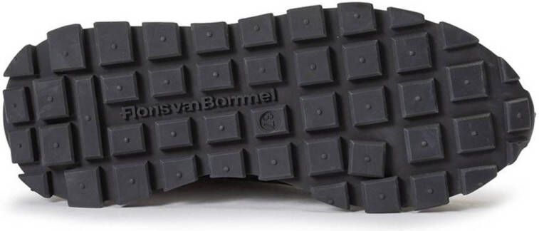 Floris van Bommel Blokki 04.03 leren sneakers zwart