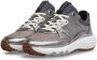 Floris van Bommel Sfw-10111 Lage sneakers Leren Sneaker Dames Zilver - Thumbnail 8
