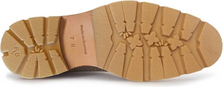 Floris van Bommel De Braver 01.01 nubuck veterboots lichtbruin