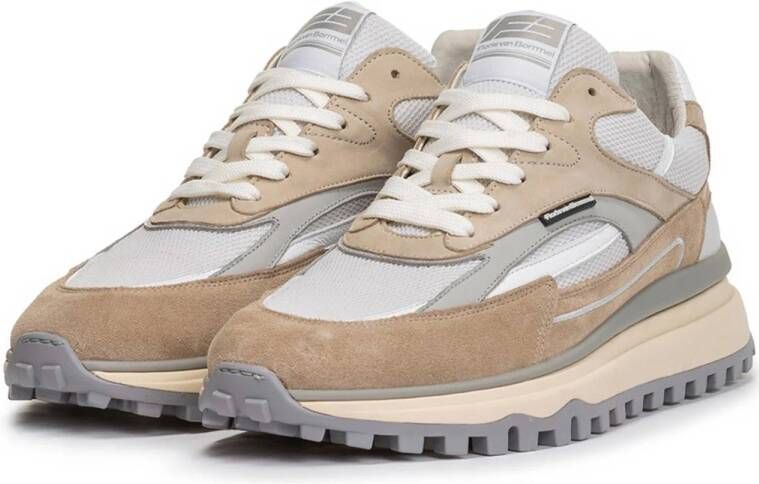 Floris van Bommel De Gripper 02.03 suède sneakers taupe