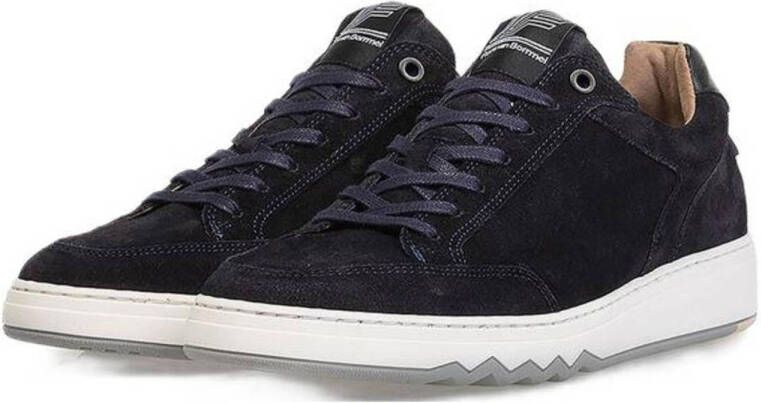 Floris van Bommel De Kupster 03.05 suède sneakers donkerblauw