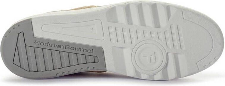 Floris van Bommel De Kupster 08.01 suède sneakers lichtblauw