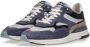 Floris van Floris van Bommel van Floris van Bommel Sneakers Heren Lage sneakers Herenschoenen Suède SFM-10170 Blauw - Thumbnail 8