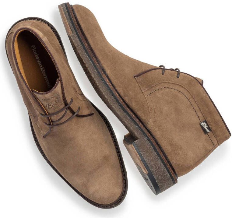 Floris van Bommel De Tanker 07.03 suède veterboots cognac