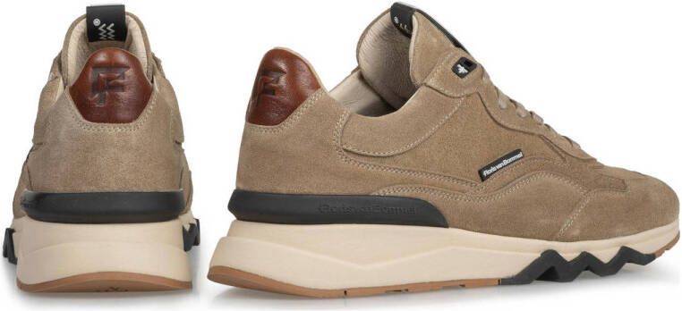 Floris van Bommel De Zager 02.02 suède sneakers beige