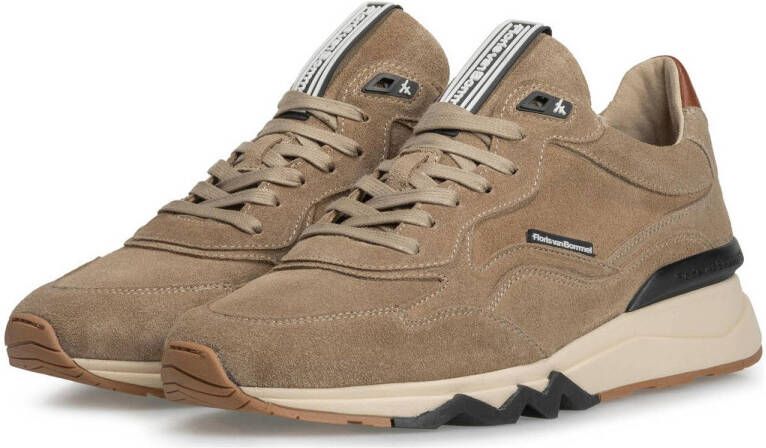 Floris van Bommel De Zager 02.02 suède sneakers beige