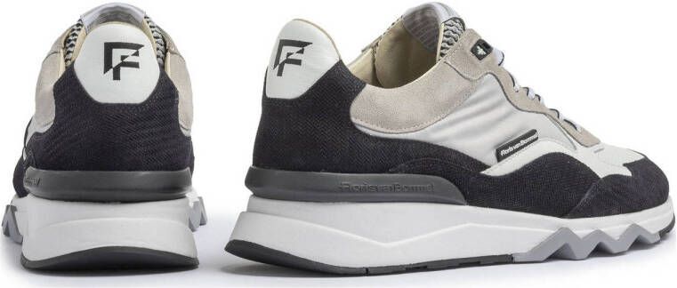 Floris van Bommel De Zager 02.53 suède sneakers grijs