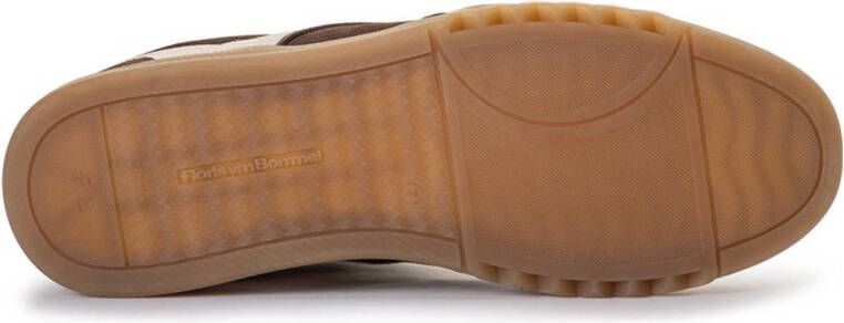 Floris van Bommel De Zaler 01.13 suède sneakers donkerbruin