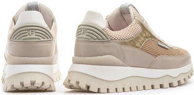 Floris van Bommel Grommi 01.10 leren sneakers zand