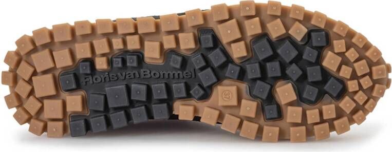 Floris van Bommel Grommi 01.17 leren sneakers brons