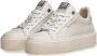 Floris van Floris van Bommel van Floris van Bommel Sneakers Dames Lage sneakers Damesschoenen Leer SFW-10106 Wit - Thumbnail 6