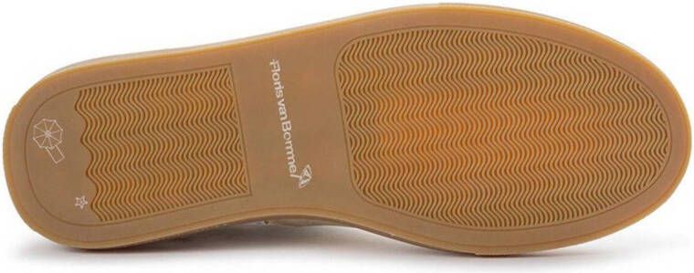 Floris van Bommel Minni 04.06 leren sneakers wit beige