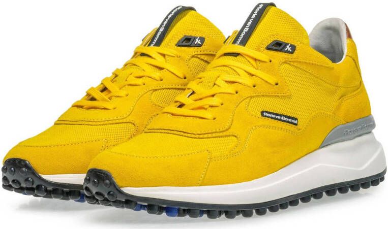 Floris van Bommel Noppi 06.64 suède sneakers geel
