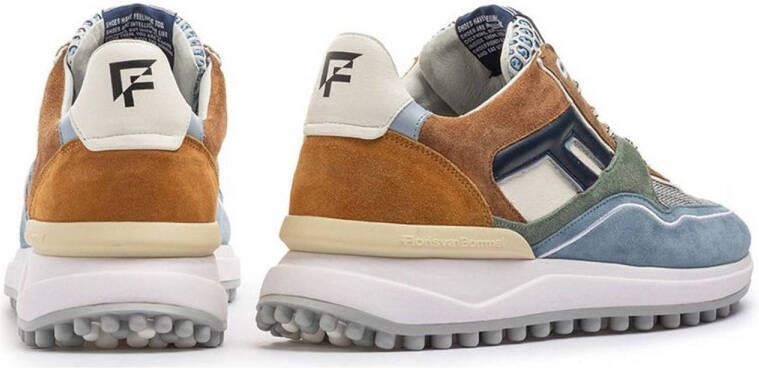 FLORIS VAN BOMMEL Lage Sneakers Heren Sfm-10139 Noppi Maat: 43⅓ Materiaal: Textiel
