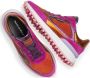 Floris van Bommel Noppi 35.07 suède sneakers roze paars oranje - Thumbnail 4