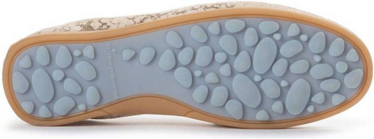 Floris van Bommel Sitti 03.04 suède loafers goud