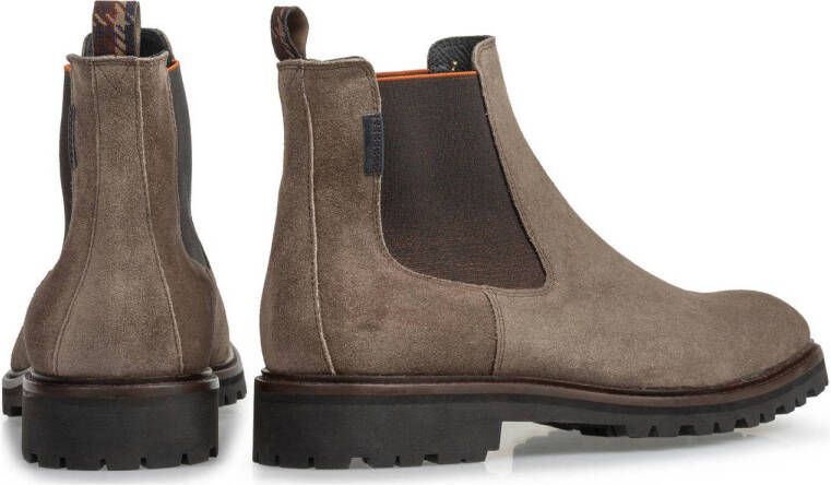 Floris van Bommel Sturdi 04.12 suède chelsea boots taupe