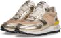 Floris van Floris van Bommel van Floris van Bommel Sneakers Dames Lage sneakers Damesschoenen Leer SFW-10115 met Goud - Thumbnail 7