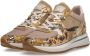 Floris van Bommel sfw-10082 sneakers dames goud zilver 91-01 gold leer - Thumbnail 4