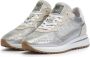 Floris van Bommel Sfw-10109 Lage sneakers Leren Sneaker Dames Zilver - Thumbnail 4
