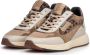 Floris van Bommel Suvi 03.04 suède sneakers met ponyhair taupe beige - Thumbnail 6