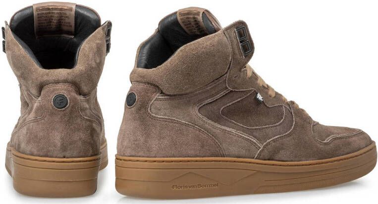 Floris van Bommel Wembli 11.09 suède sneakers taupe