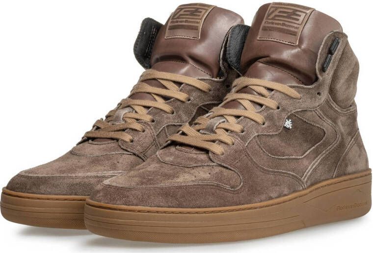 Floris van Bommel Wembli 11.09 suède sneakers taupe