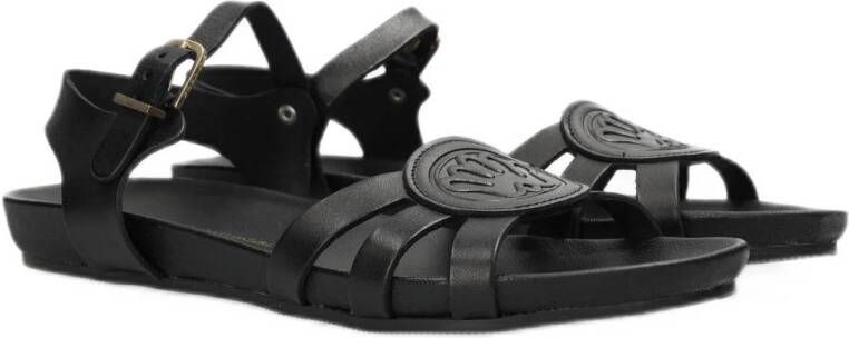 Fred de la Bretoniere Clover Dua leren sandalen zwart